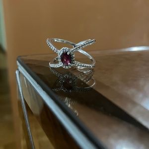 Rhodolite Ring